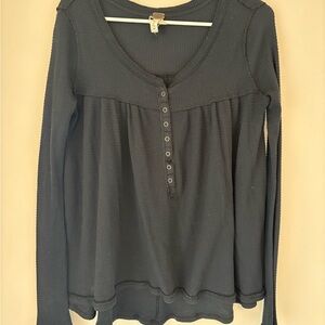 Free People Thermal Knit Top